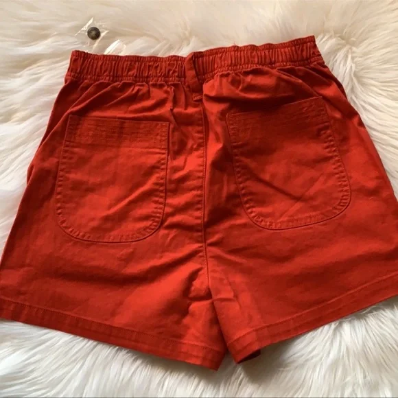Madewell Camp Shorts in Fresh Chili - Picture 3 of 5